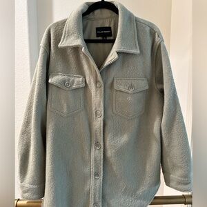 Hilary Radley Green Shirt Jacket - size Large